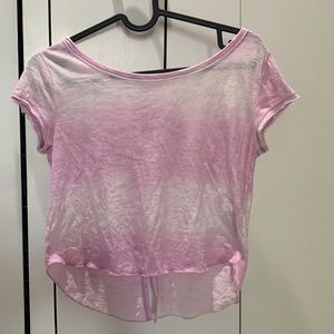 Tie dye, open back Abercrombie t-shirt